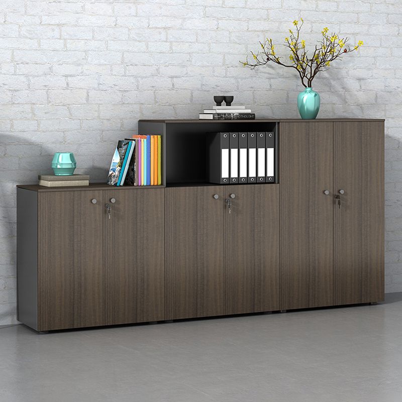 Modern Filing Cabinet Wood Vertical Filing Cabinet with Locking Storage