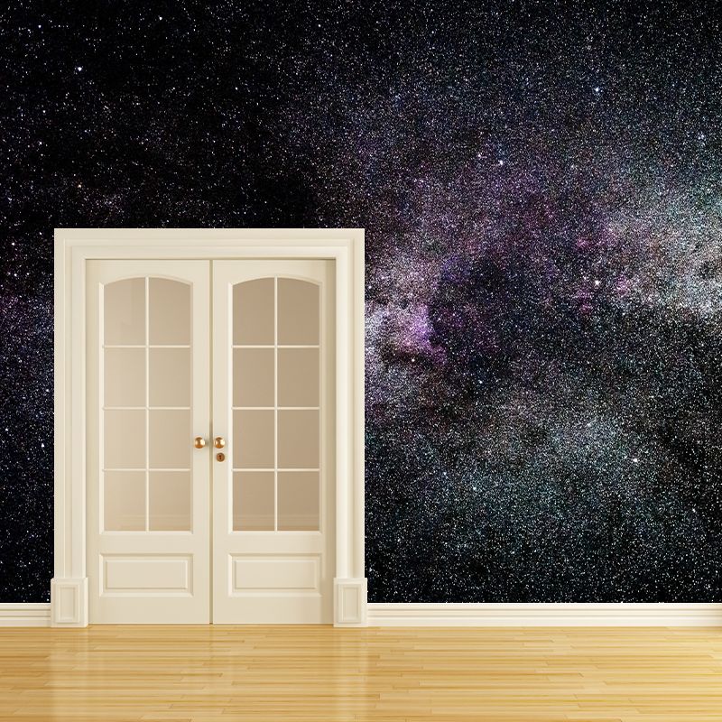 Space Mural Mildew Resistant Wall Cosmic Galaxy Wallpaper Bedroom Wall Mural