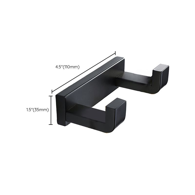 Modern Bathroom Hardware Set Bath Shelf Towel Bar Black Bath Hardware Set