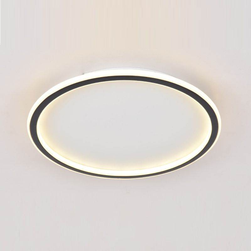 Metal Circular Flush Mount Fixture Modern Flush Light Fixtures