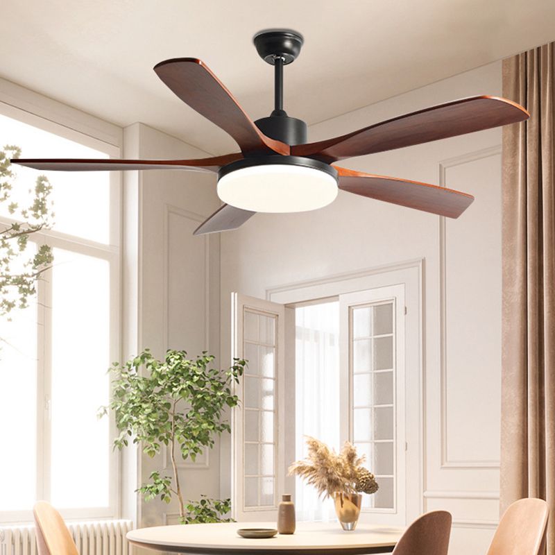 Nordic Ceiling Fan Light Fixture Wooden Ceiling Lamp for Bedroom