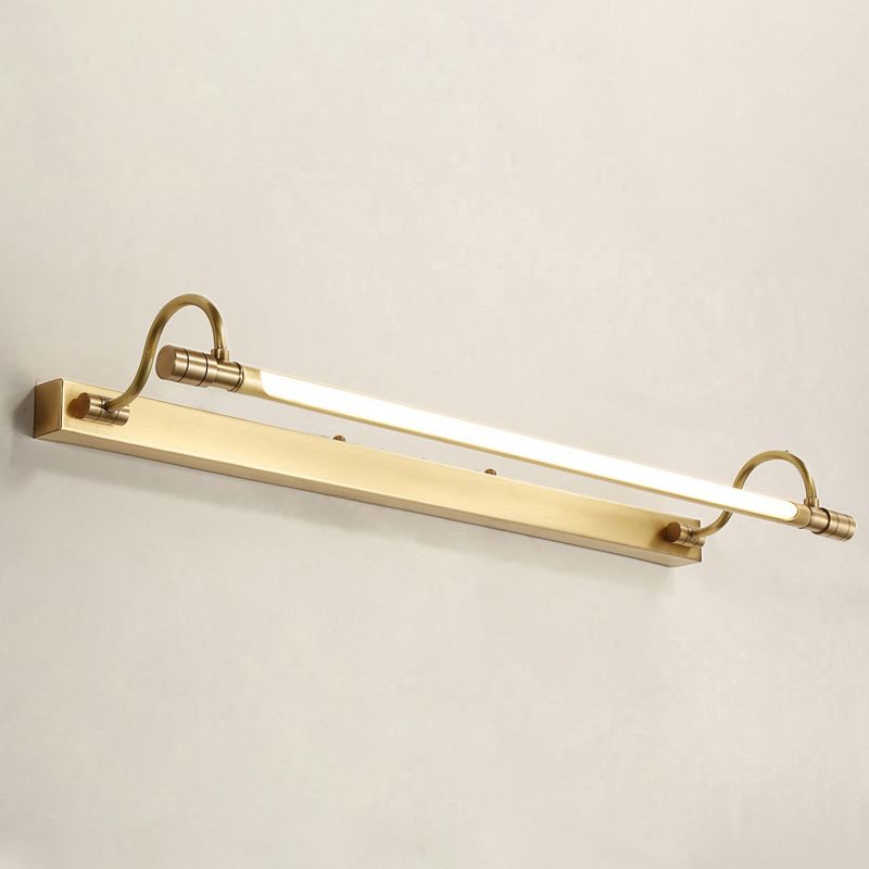 Semplicità vintage a cilindro vanità sconce luci a parete acrilica lampada per bagno