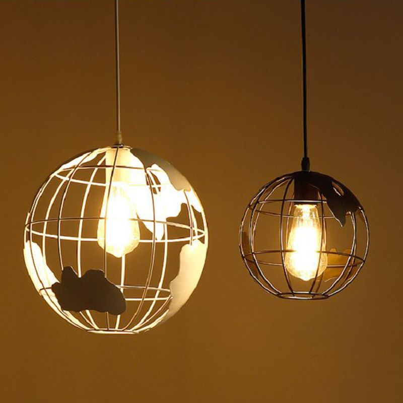 Globe Metal suspendant Light Light Modern Style Pendant Lighting pour chambre à coucher