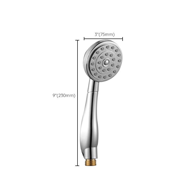 Contemporary Shower Head Metal Handheld Shower Head with Adjustable Water Flow