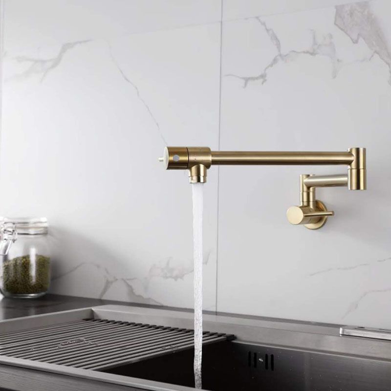 Contemporary Single Handle Bar Faucet Wall-mounted Pot Filler