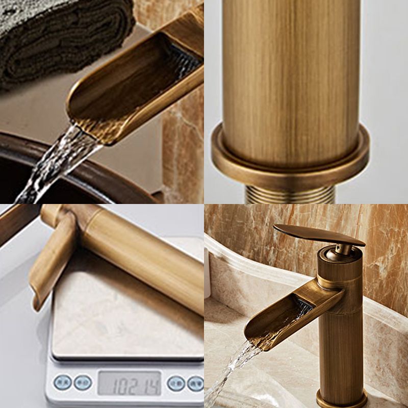 Farmhouse Style Faucet Single Lever Handle Faucet for Bathroom