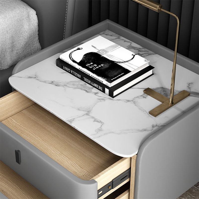 Contemporary Nightstand Contemporary Bed Nightstand with Drawers