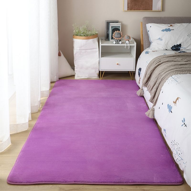 Confort Solid Shag Carpet Area Area Area Tapis Tacon Haule intérieur résistant