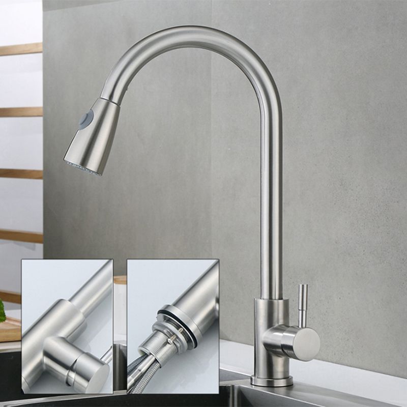 Modern Faucets 1-Handle Pull down with Water Dispenser Standard Kitchen Faucets