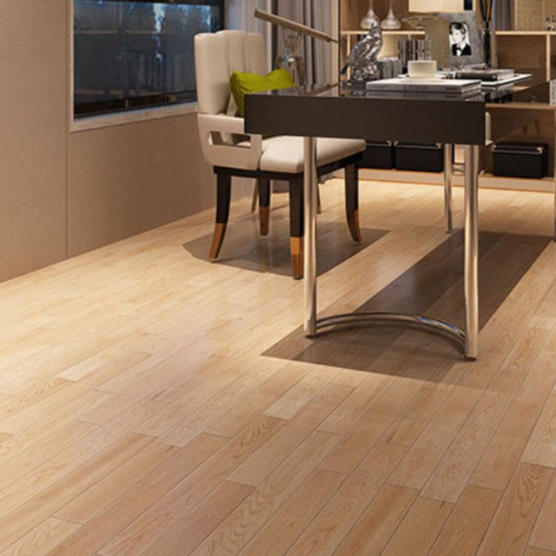 Contemporary Solid Wood Flooring Light Wood Tongue and Groove Planks