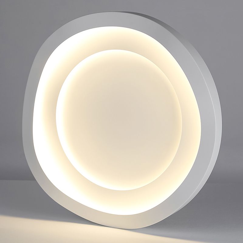 Nordic Ceiling Light Fixture White LED Flush Mount for Bedroom