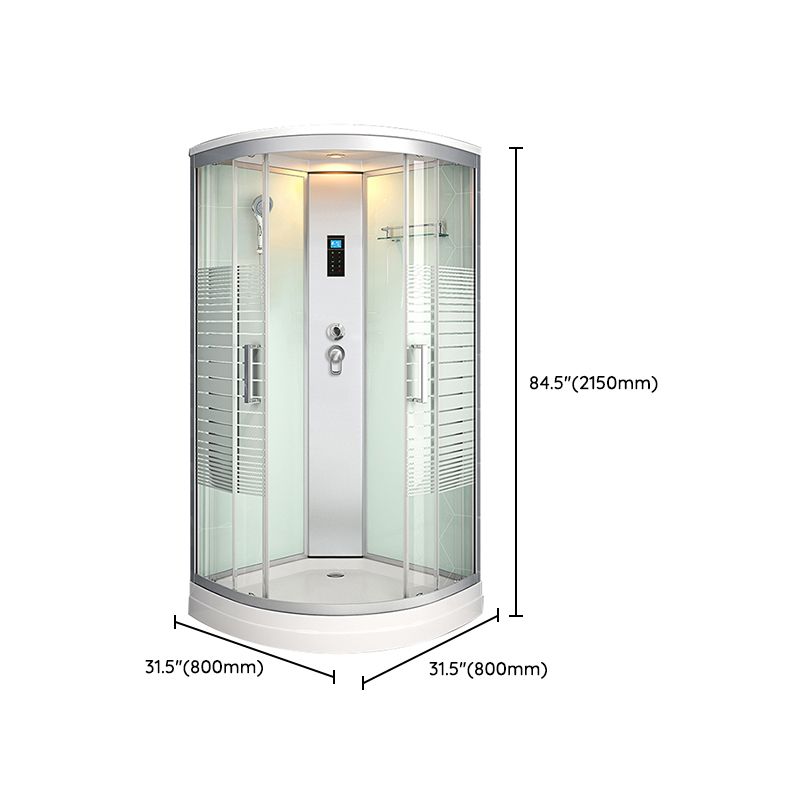 Framed Double Sliding Shower Stall Steam Shower Shower Stall