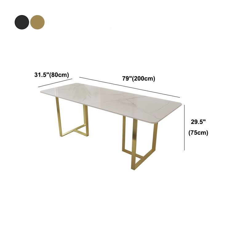 Curved Meeting Table Home Office Luxury Sintered Stone Writing Desk