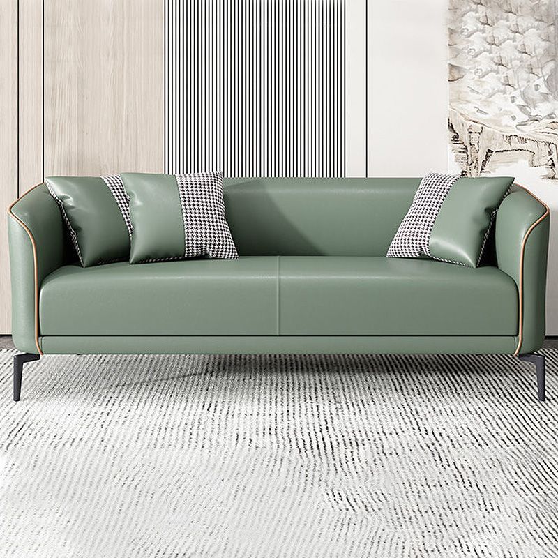 Contemporary Tuxedo Arm Sofa Tight Back Loveseat for Living Room