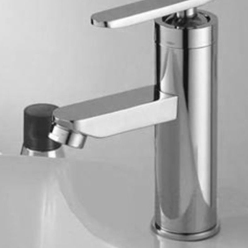 Swivel Spout Bathroom Faucet Single Hole Bathroom Sink Faucet with Lever Handle