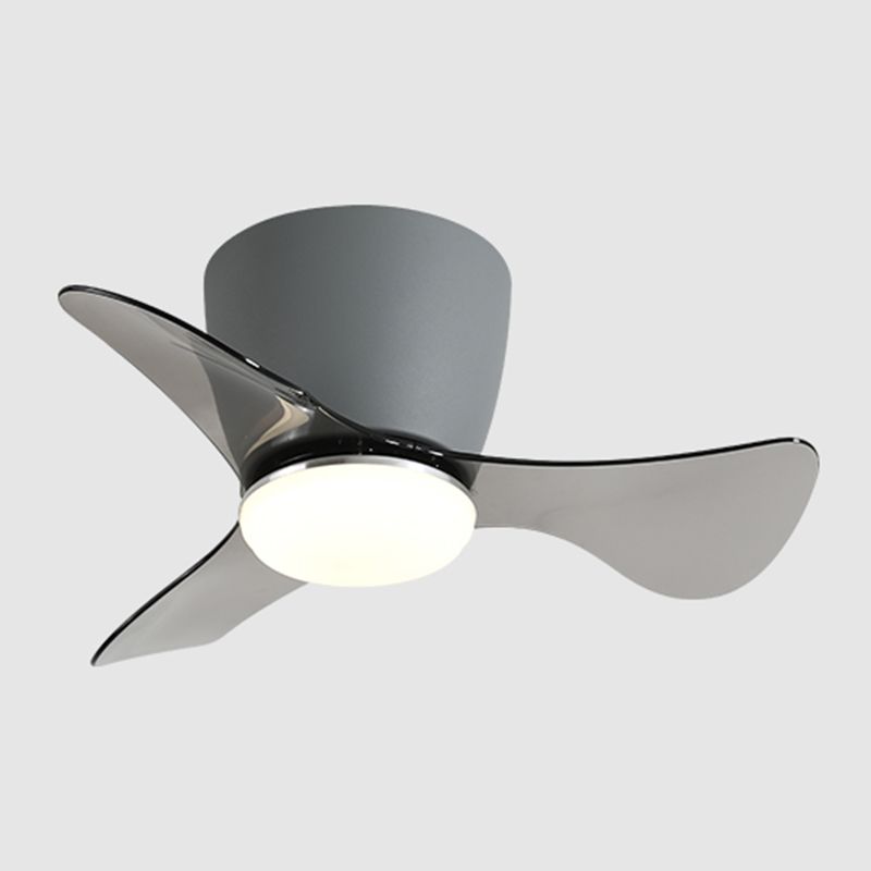 Fan Shape Metal Ceiling Fans Modern 1-Light Ceiling Fan Lamp Fixture