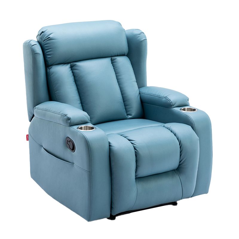 Modern Faux Leather Club Chair Recliner Massage Home Theater Recliner