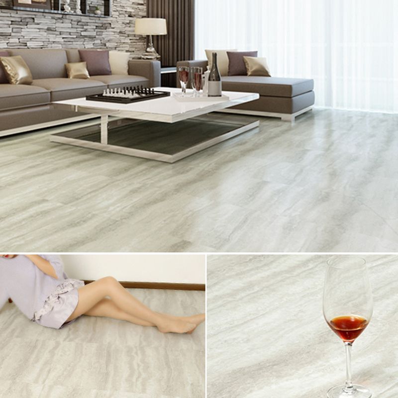 Rectangle PVC Flooring Peel and Stick Low Gloss Stone Look Vinyl Flooring