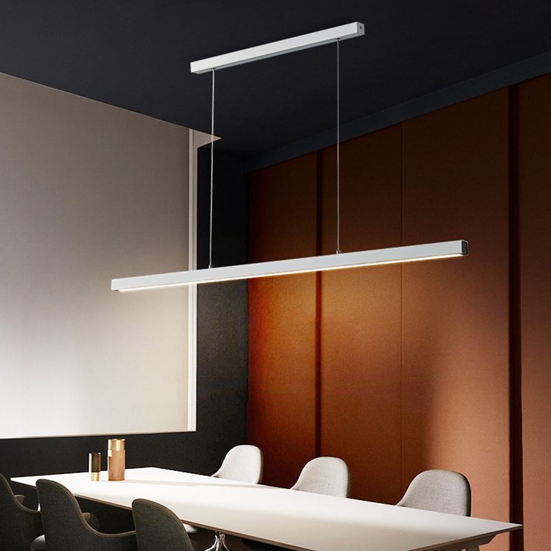 Light Long Linear Island Light Nordic Modern Dining Room a sospensione Lampada a sospensione