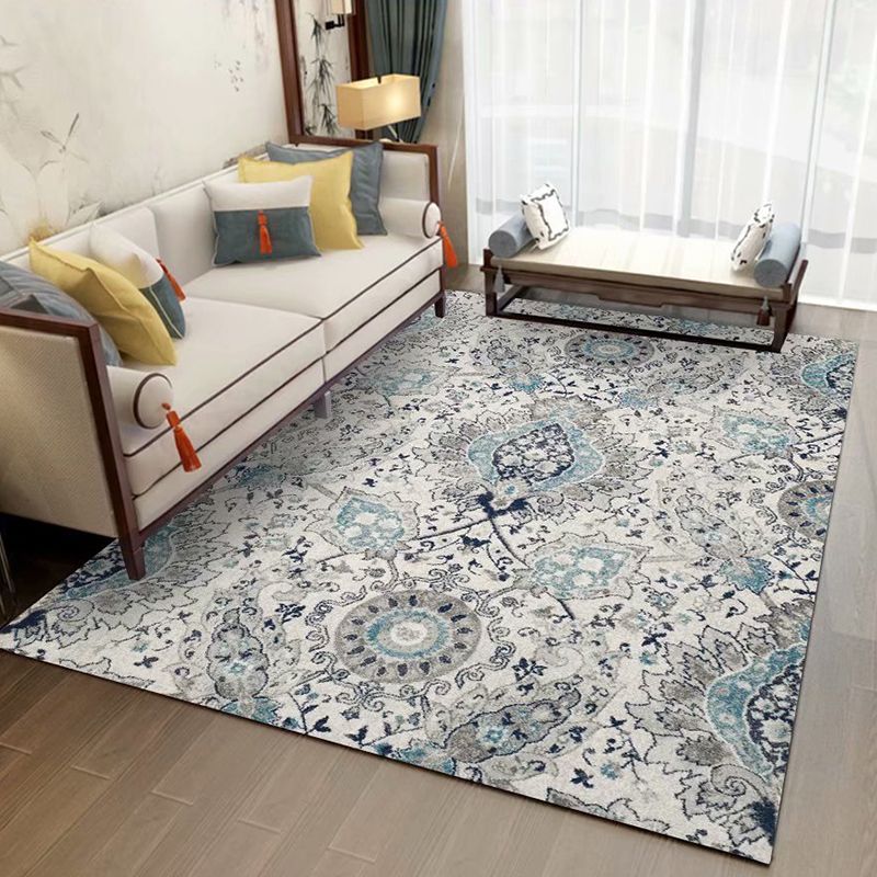 Area du milieu du siècle Raute Classic Floral Print Capt Not Sacking Tapis pour le salon