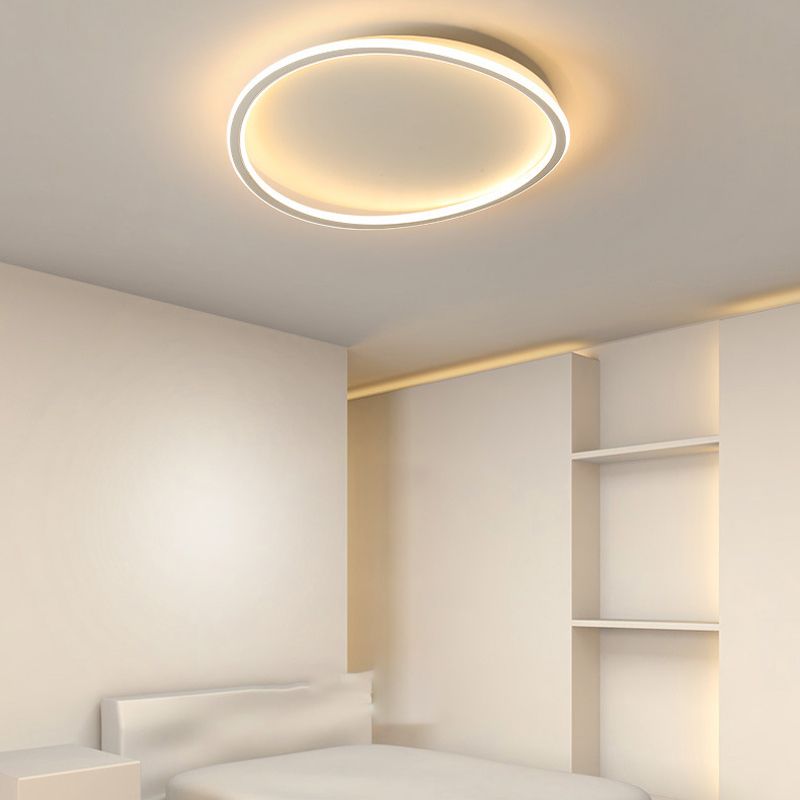 Modern Style Geometry Shape Ceiling Lighting Metal 1 Light Ceiling Lamp