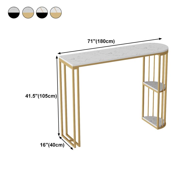 Nordic Style Sintered Stone Table Dining Bar Counter Table for Kitchen