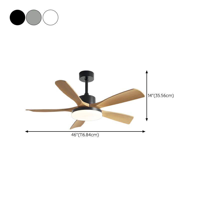 Simplicity 6-Blade Ceiling Fan Lighting with ABS for Dining Room