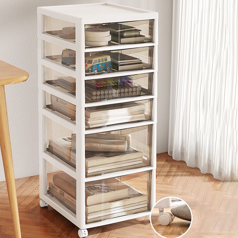 Vertical Transparent File Cabinet Contemporary Plastic Drawers File Cabinet