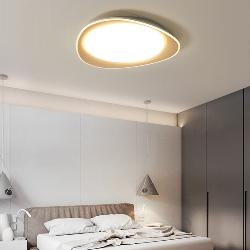 Modern Style Geometry Ceiling Lights Metal 2 Light Ceiling Lamps for Bedroom