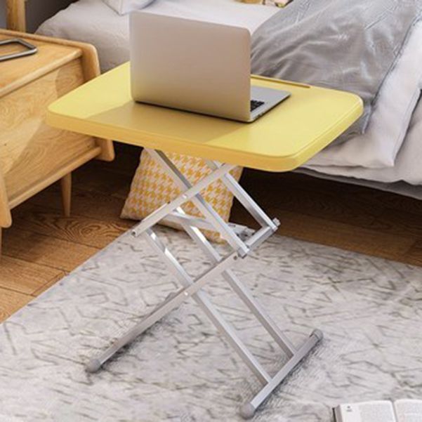 Rectangular Contemporary Standing Desk Converter Plastic Adjustable Folding Table