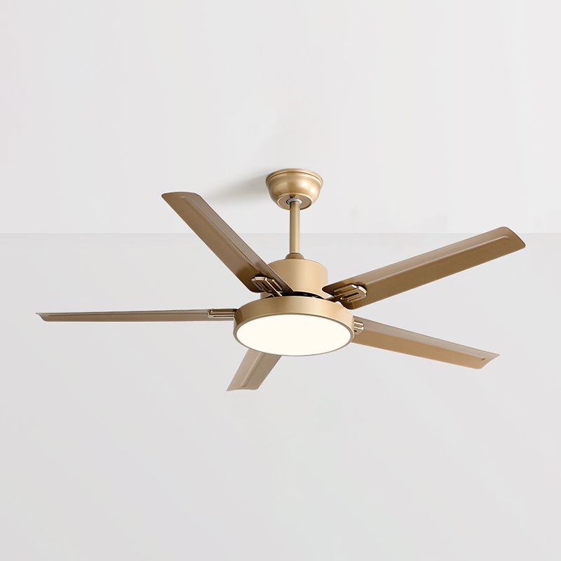 Unique Shape Ceiling Fan Light Kids Style Metal 1 Light Ceiling Fan Lamp