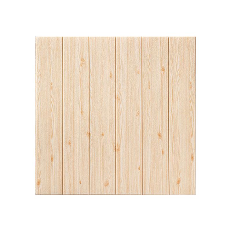 Modern Indoor Wall Tile Peel and Press Waterproof Wall Tile with Wood Look