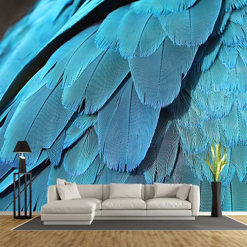 Decorative Wall Mural Feather Printed Living Room Wall Mural