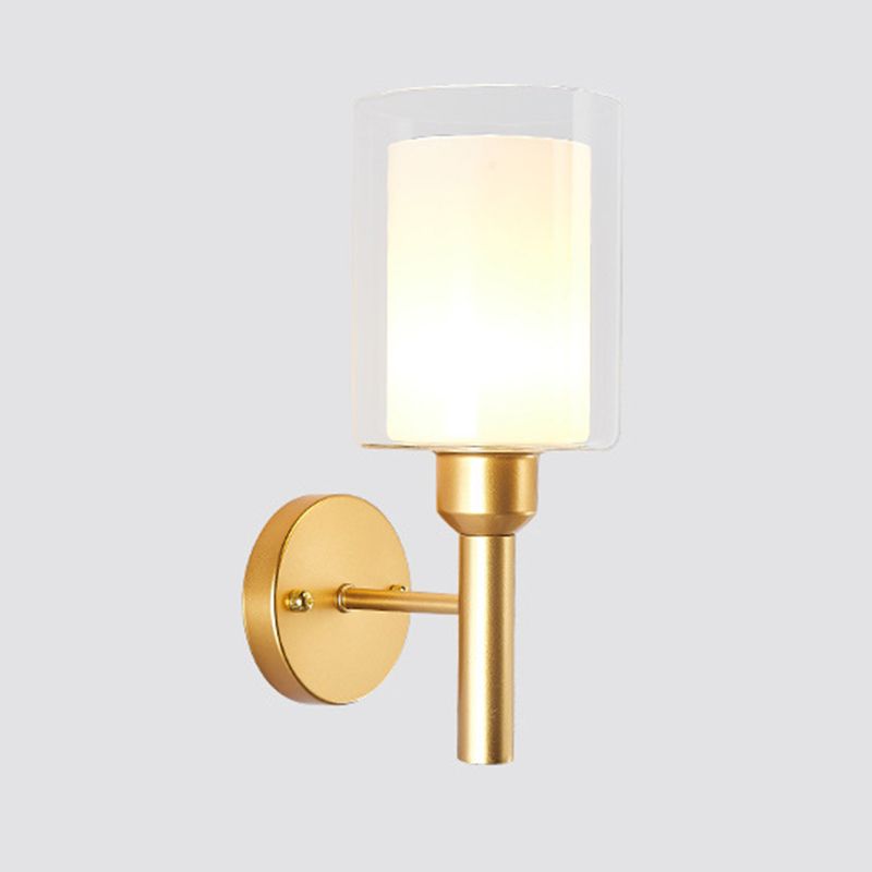 Modern Simple Iron Vanity Light Cylinder Shape Vanity Lamp for Shower Room