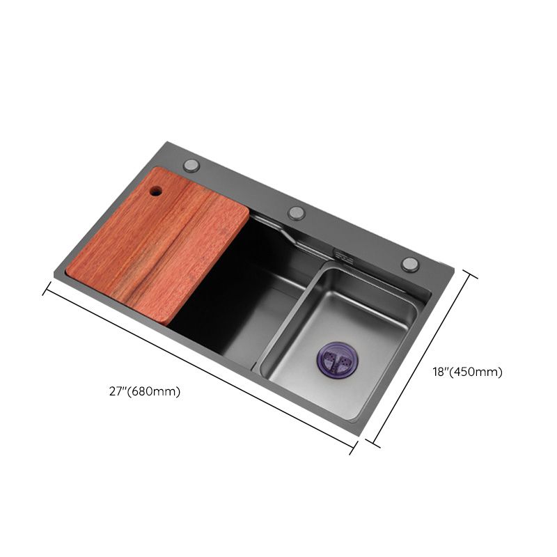 Modern Style Kitchen Sink Stainless Steel Kitchen Sink with Rectangle Shape