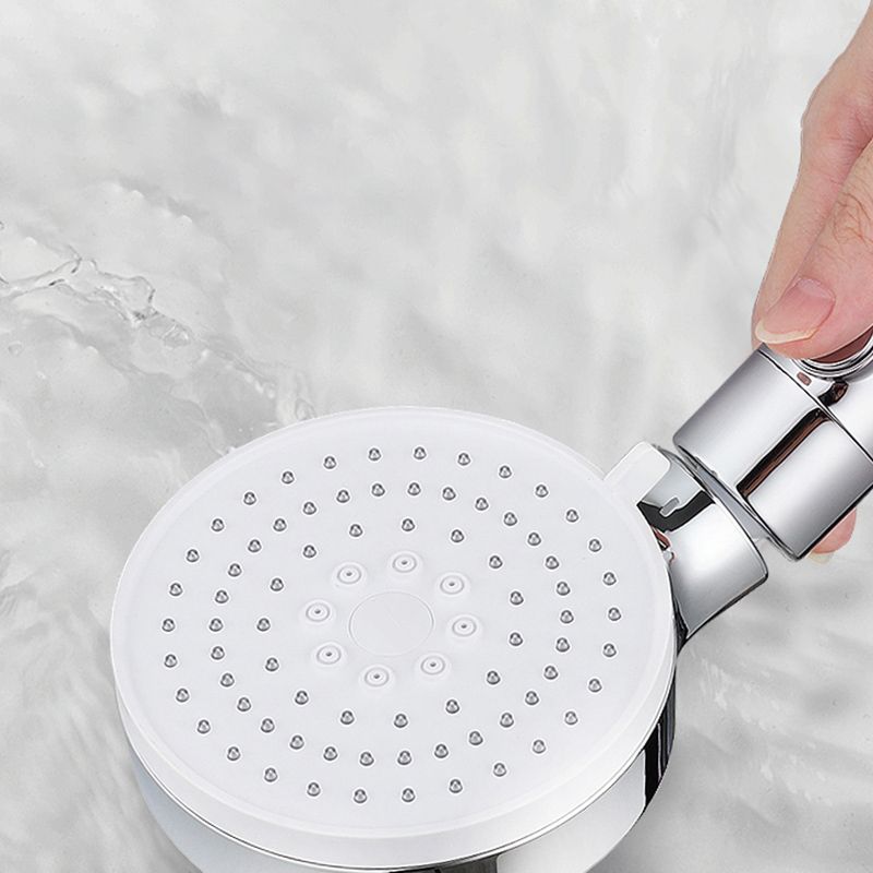 3 Sprays Shower Head Adjustable Spray Pattern Swivel Handheld Shower Head