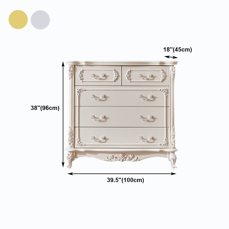 Modern Engineered Wood Buffet Sideboard White Buffet Server for Dining Room