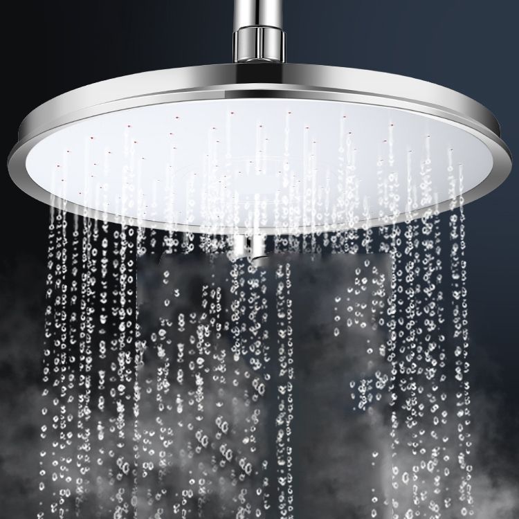 Round Shower Head Combo Modern Fixed Shower Head for Bathroom