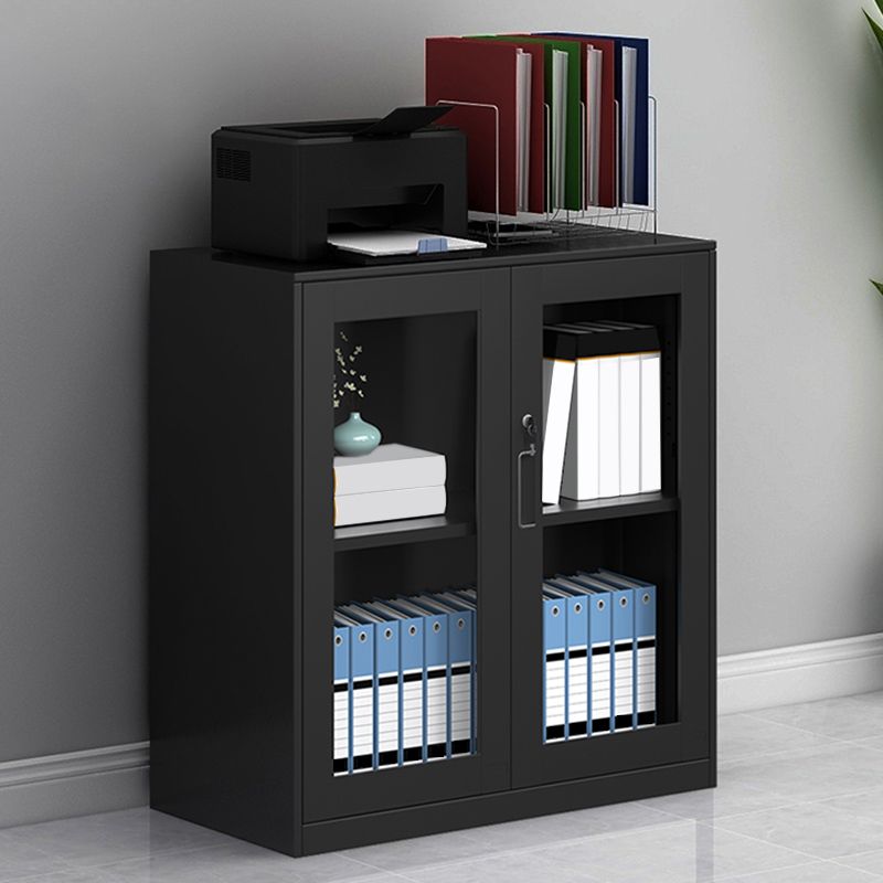 Modern Cabinet Metal with Adjustable Storage Shelves Lateral Filing Cabinet