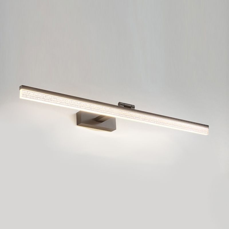 Modern Metal Linear Wall Sconce Simple LED Bathroom Vanity Lighting Fixtures