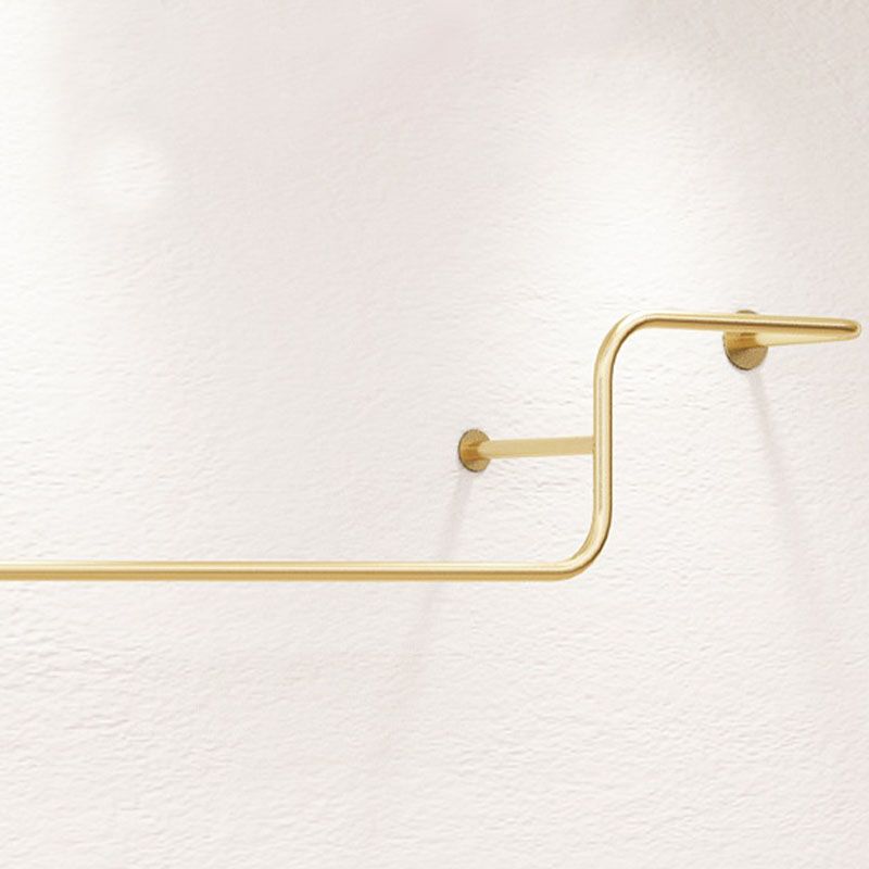 Luxurious Solid Color Coat Rack Wall-Mounted Metal Coat Hanger