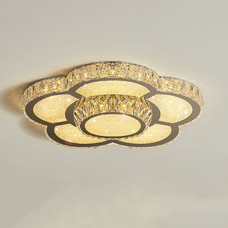 Modern Style Plum Shape Ceiling Lamp Metal 1 Light Ceiling Lighting for Dining Room