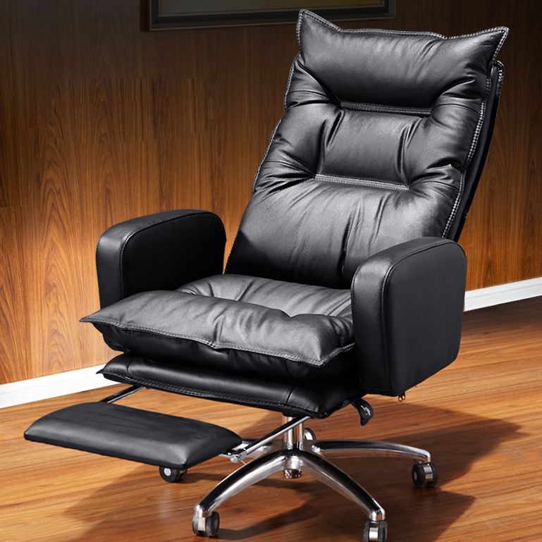 Modern Padded Arms Managers Chair  Adjustable Seat Height Chair