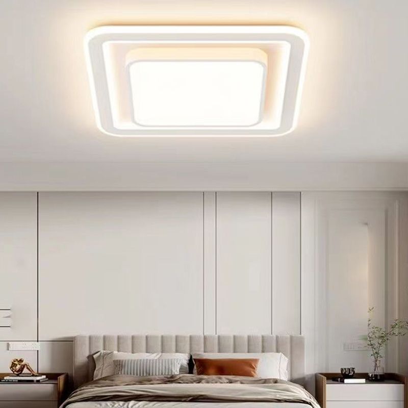 Geometric Flush Mount Simplicity Metal Flush Ceiling Light Fixture