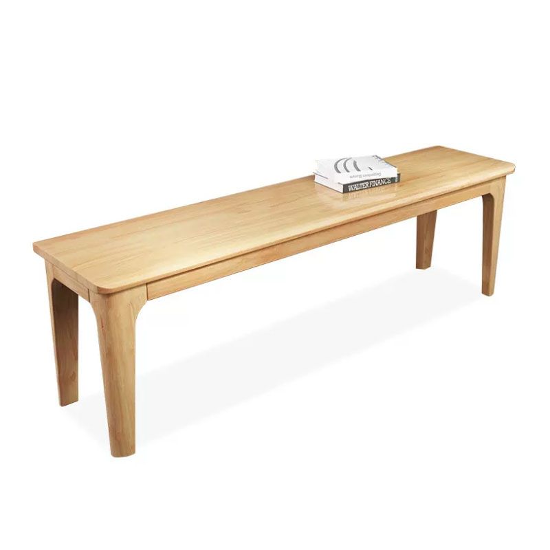 14-Inch Width Bedroom Bench Modern Style Solid Wood Seating Bench