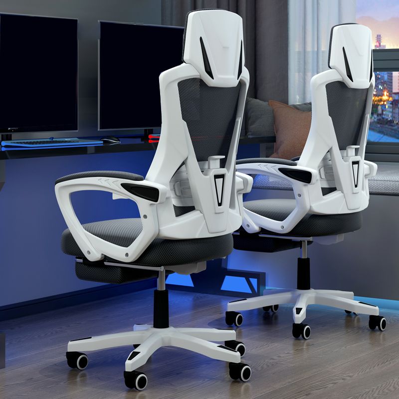 Modern Slide Office Chair Adjustable Seat Height Chair with Breathable Back