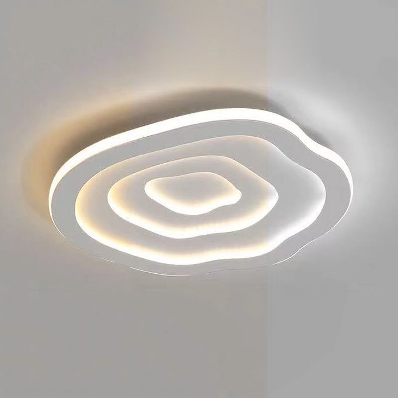 LED Ceiling Mount Light Modern Style Ceiling Light with Acrylic Shade for Bedroom