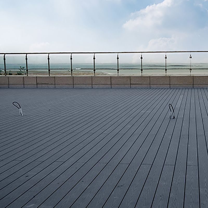 Wire brushed Hardwood Deck Tiles Contemporary Wood Flooring Tiles