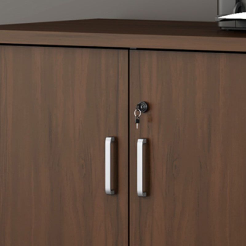 Modern Engineered Wood File Cabinet Lateral Filing Cabinet with Lock and Storage