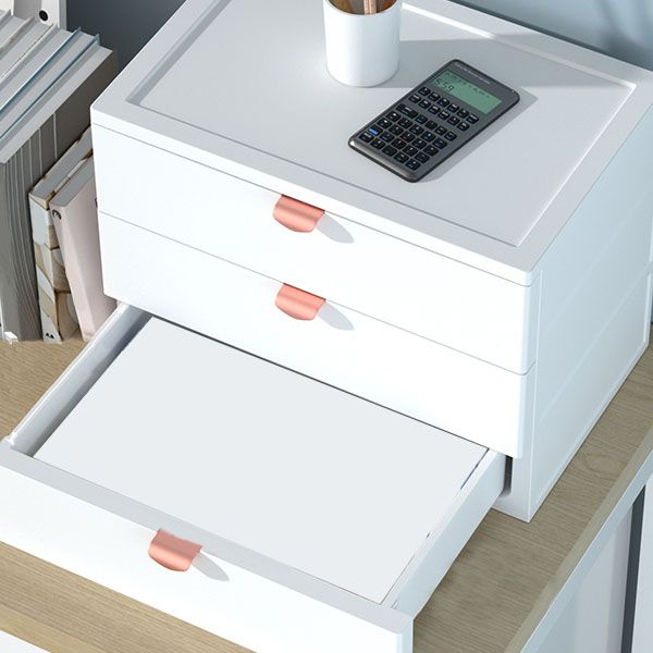 Modern Nordic File Cabinet Lateral Plastic Filing Cabinet with Drawers